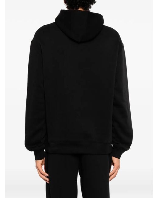 Melt Black Graphic-Print Hoodie for men