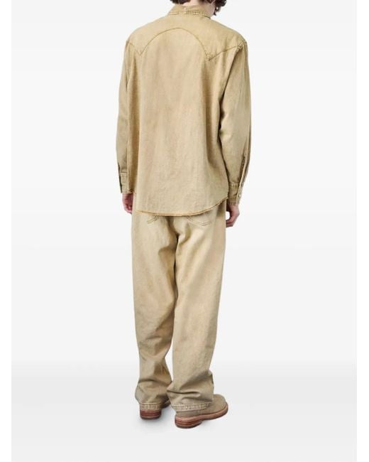Carter Young Natural Denim Shirt for men