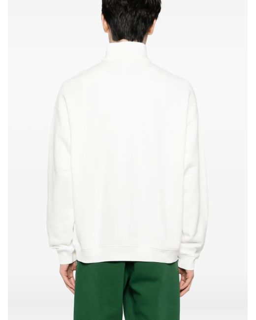 メンズ Lacoste ロゴ スウェットシャツ White