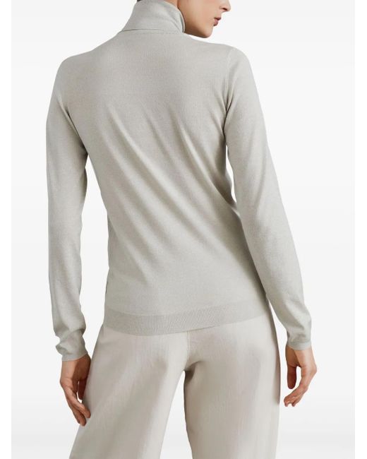 Brunello Cucinelli タートルネック セーター Gray