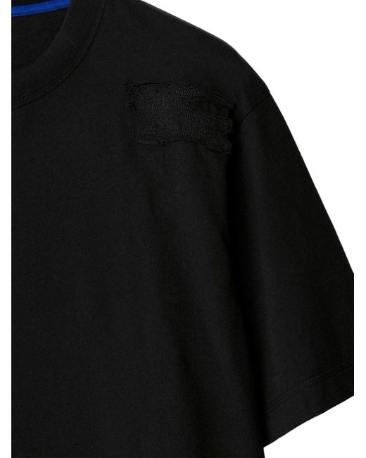 T-shirt di Burberry in Black da Uomo