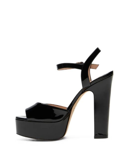 Stuart Weitzman Black Reade Platform Sandals
