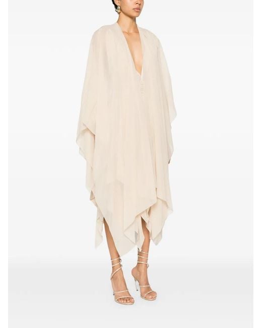 Stephan Janson White Open-Front Cape