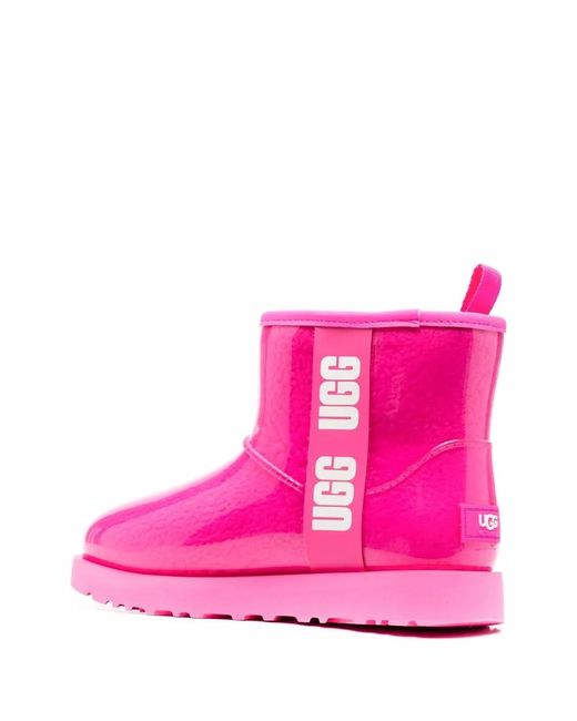 Ugg Pink Women's Classic Clear Mini Classic Clear Mini