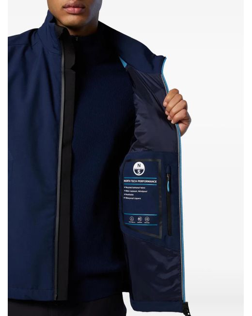メンズ North Sails ジップアップ トップ Blue