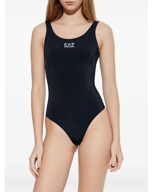 EA7 Blue Logo Swimsuit
