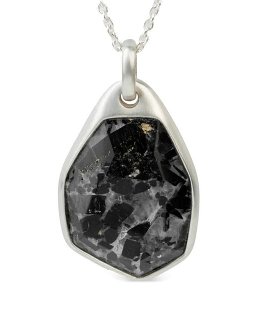 Parts Of 4 Black Inclusion Crystal Necklace
