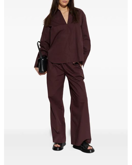 Samsøe & Samsøe Purple Sasully V-Neck Blouse