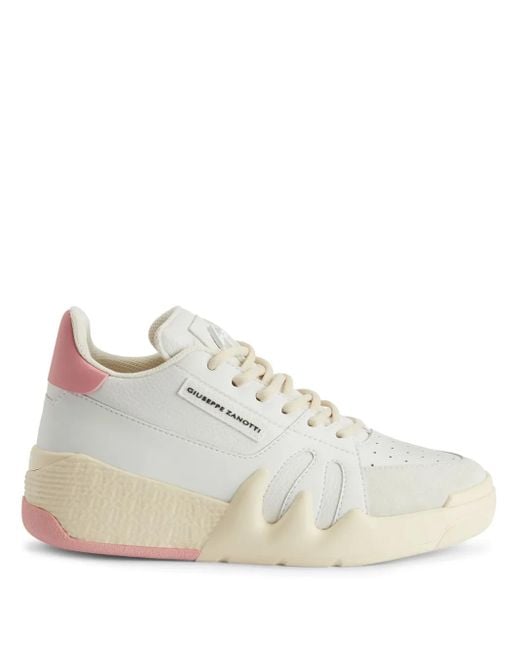Giuseppe Zanotti White Talon Mid-Top Sneakers