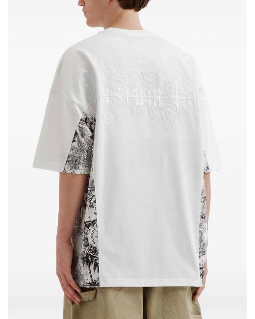 Musium Div. White Chest-Pocket T-Shirt for men