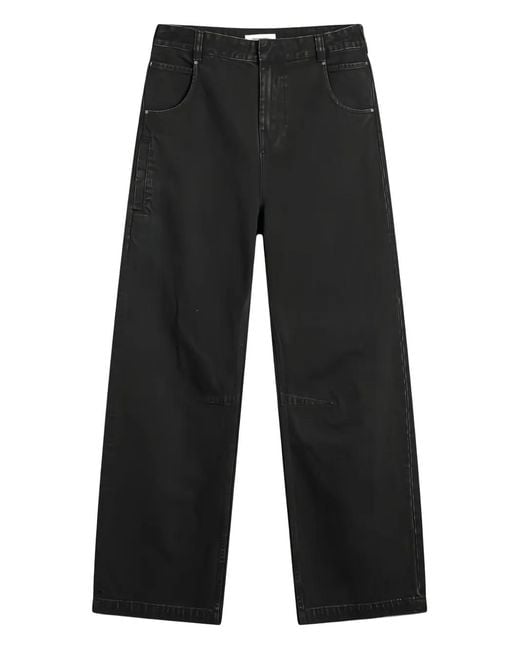 Entire studios Black Button-Fastening Jeans for men