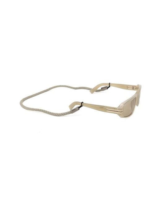 Zegna Natural Oval-Frame Sunglasses for men