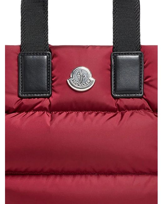 Moncler Red Caradoc Padded Shoulder Bag
