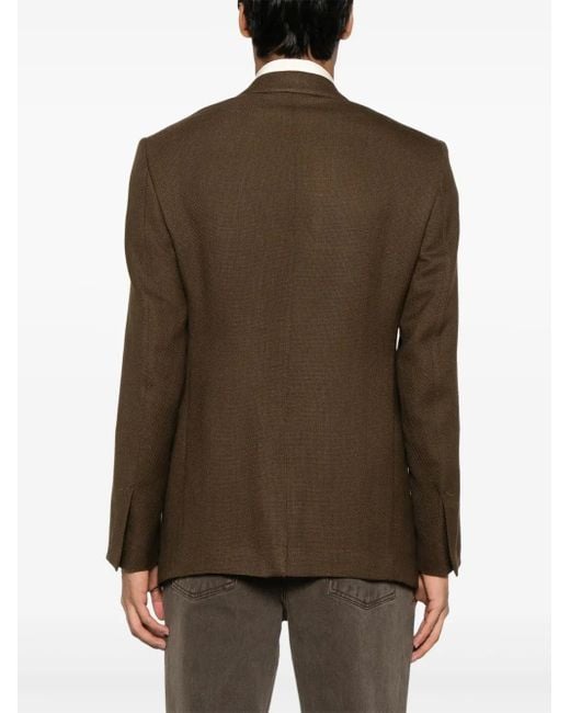 メンズ Tom Ford バスケットウィーブ ジャケット Brown