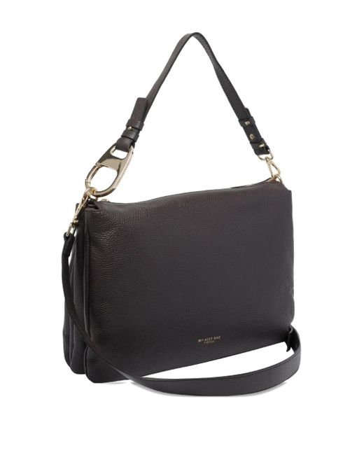MY BEST BAG Black Leather Tote Bag