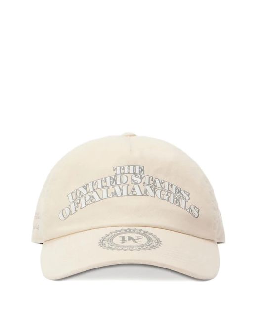 Palm Angels Baseballkappe Mit Stickerei in Natural für Herren
