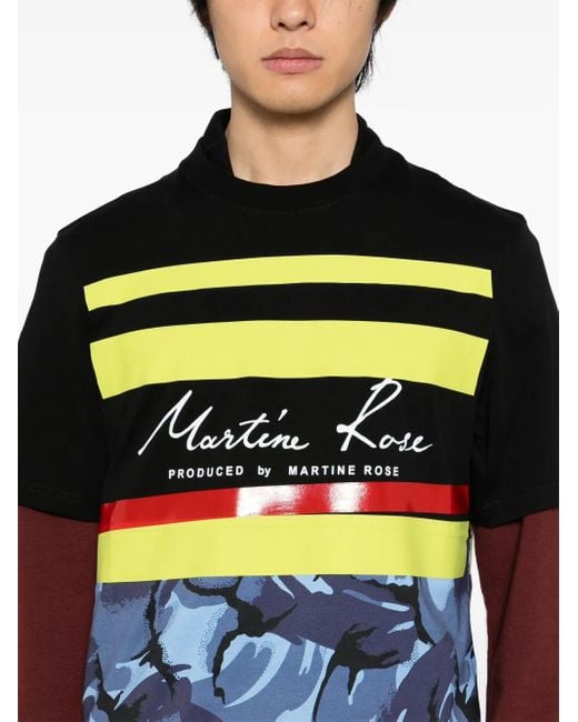Martine Rose Black Classic T-Shirt for men