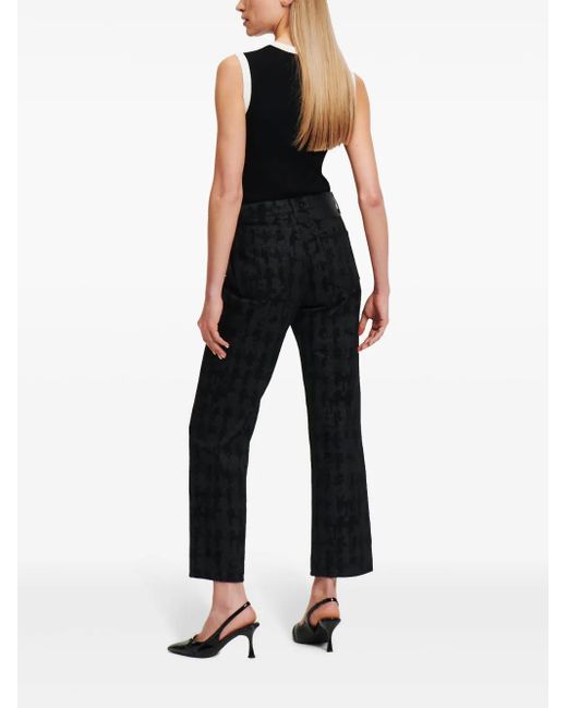 Karl Lagerfeld Black Essential Kameo Girlfriend Jeans