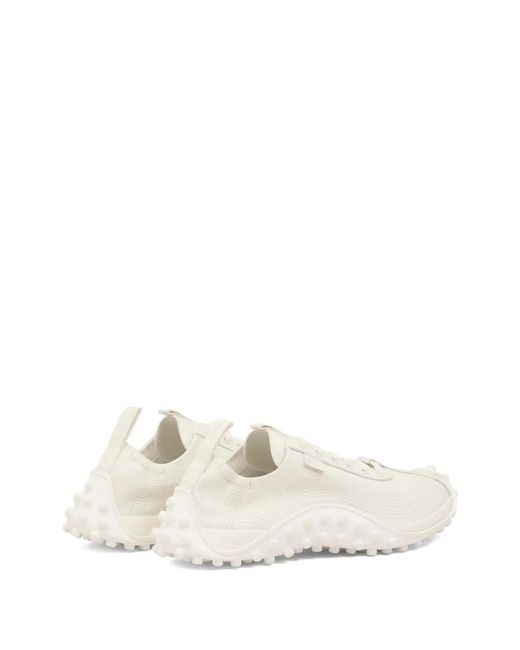 AMI Natural Mirage Leather Sneakers