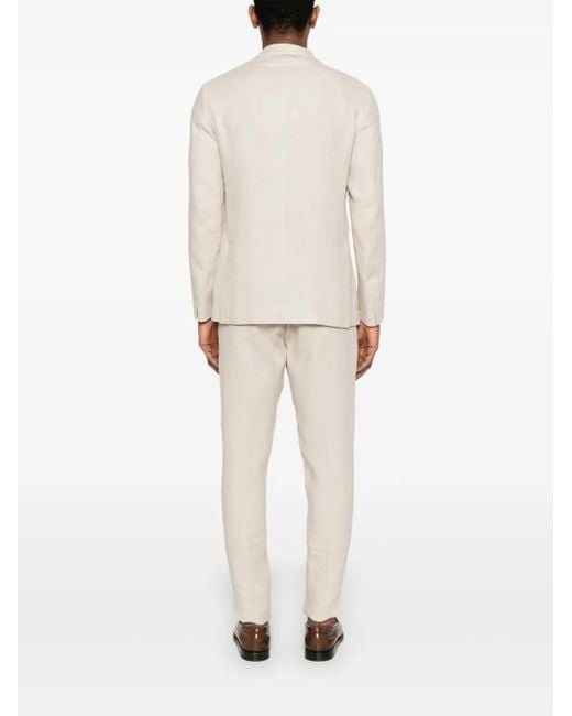 Eleventy Natural Linen Suit for men