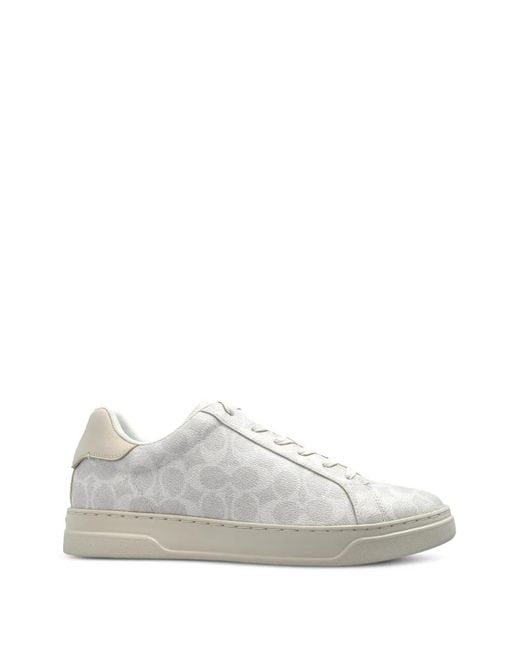 COACH White High Line Sneakers for men