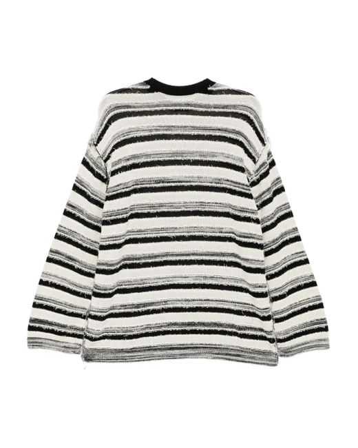 CROQUIS Black Striped Jumper for men