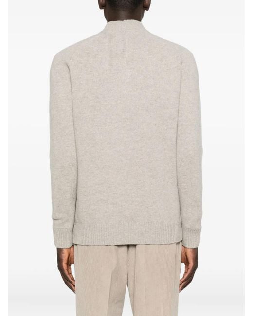 Barbour Grangetown Pullover mit Reißverschluss in White für Herren