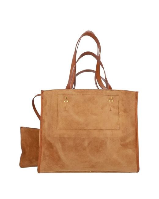 Jérôme Dreyfuss Brown Léon M Suede Tote Bag