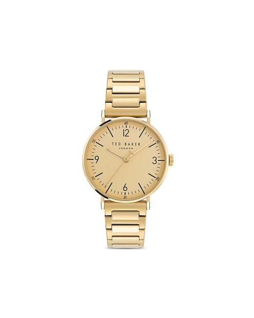 Ted Baker Metallic Stainless Steel 40Mm for men