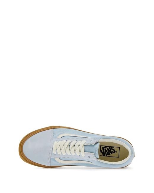 Vans Blue Premium Old Skool Stripe Sneakers