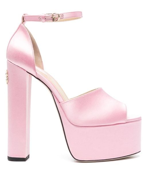 Pumps con plateau 150mm di Elie Saab in Pink