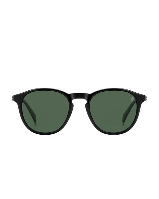 David Beckham Green Round Frame Glasses