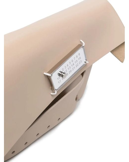 Maison Margiela Multicolor Snatched Leather Clutch Bag