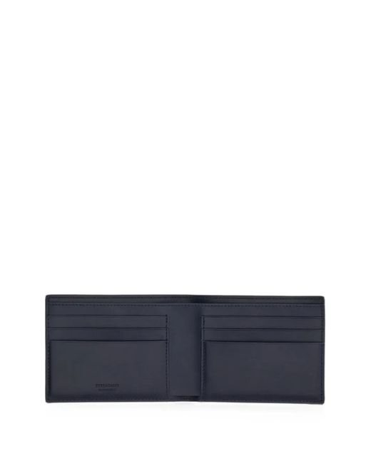 Ferragamo Blue Gancini Wallet for men