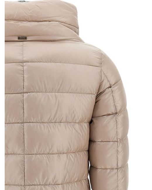 Herno Natural Amelia Quilted Down Coat