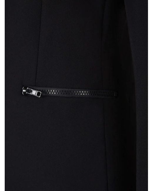Veronica Beard Black Zip Pocket Single-Breasted Blazer