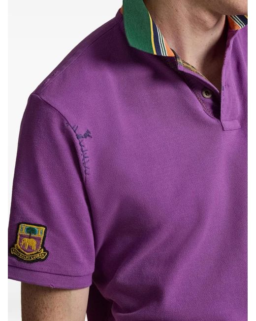 Polo Ralph Lauren Purple Polo Shirt for men