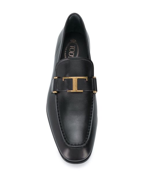 Tod's Loafers Met T Monogram in het Zwart voor heren | Lyst NL