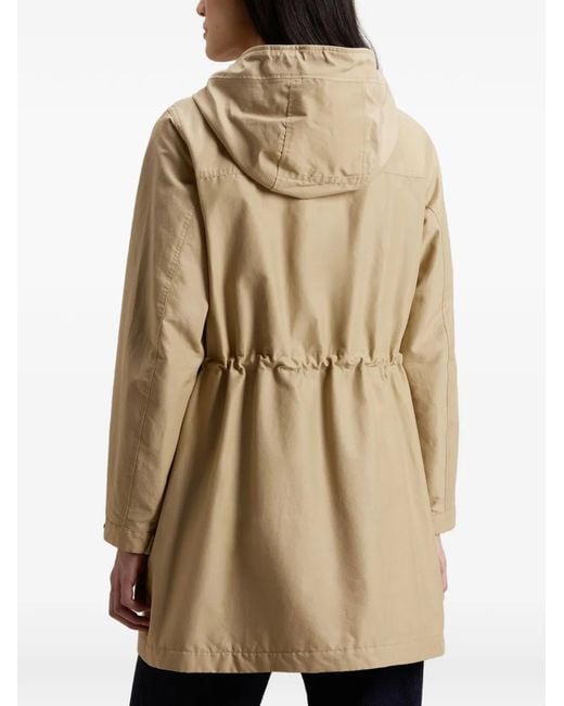 Woolrich Natural Adjustable Hooded Parka Coat