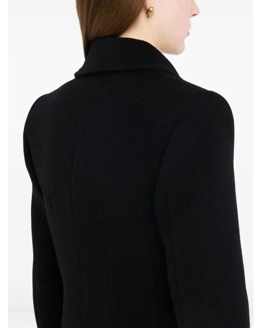 Liu Jo Black Mantel mit fallendem Revers