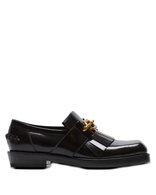 Balmain Sync Glazed Loafer in Black für Herren
