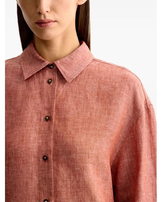 Camisa con botones 12 STOREEZ de color Pink