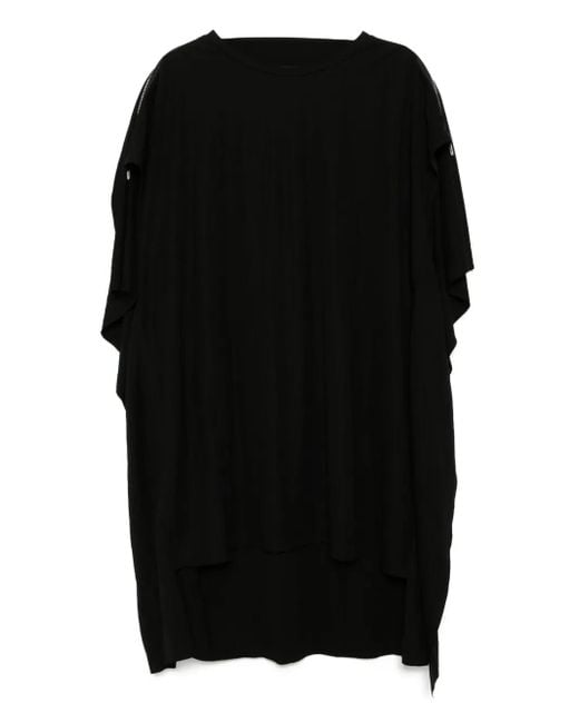 Limi Feu スクエアジップ ドレス Black