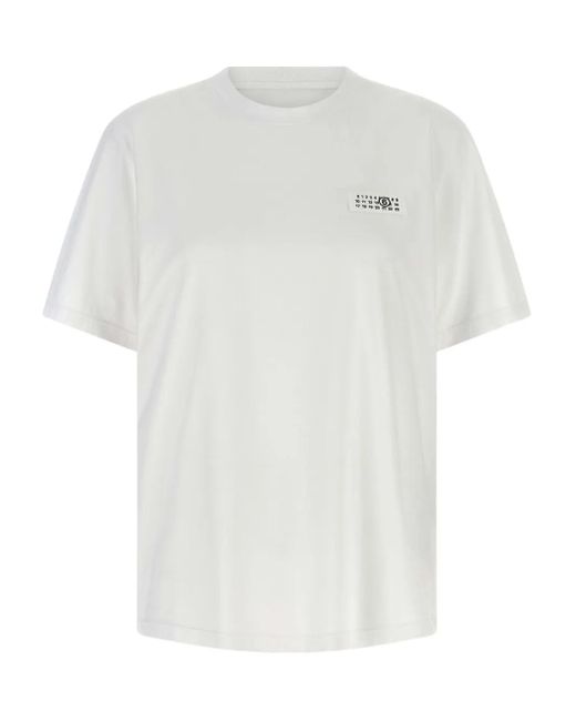 MM6 by Maison Martin Margiela ロゴ Tシャツ White