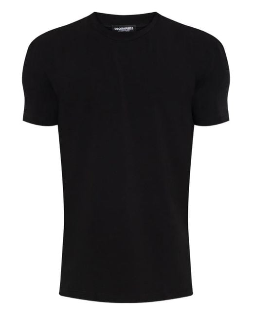 DSquared² Katoenen T-Shirt Met Logoprint in het Black voor heren