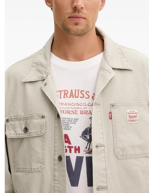 Levi's Gray Patch-Pocket Jacket for men
