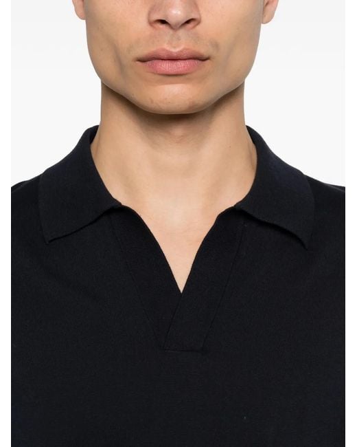 Paolo Pecora Black Short-Sleeve T-Shirt for men