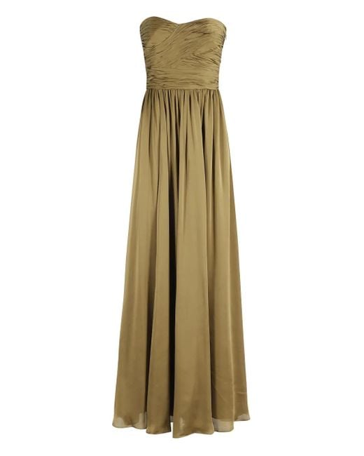 Ulla Johnson Natural Draped-Detail Maxi Dress