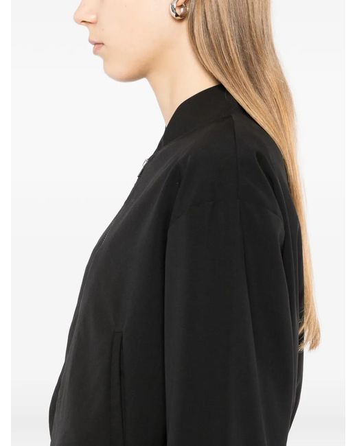 Kiki de Montparnasse Black Zip-Up Bomber Jacket