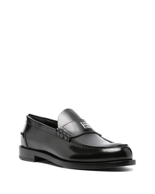 Givenchy Black Flat Shoes for men